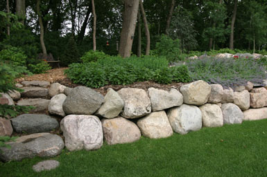 Image: Tier One Landscape hardscape.