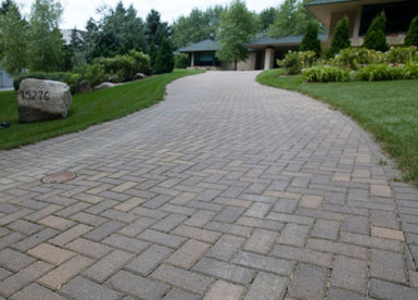 Image: Tier One Landscape driveway.