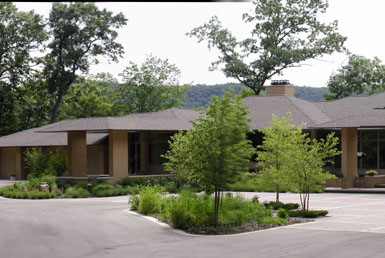 Image:  Tier One Landscape foundation plantings.