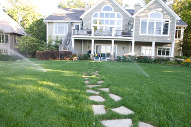 Image: Tier One Landscape irrigation system.