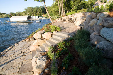Image: Tier One Landscape shoreline enhancement.