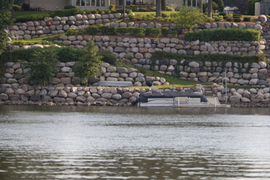 Image: Tier One Landscape shoreline enhancement.