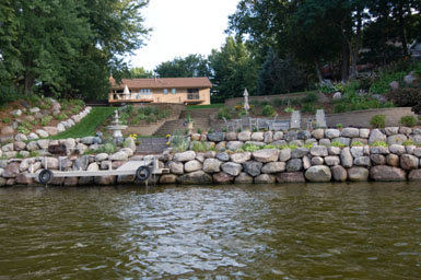 Image: Tier One Landscape shoreline enhancement.