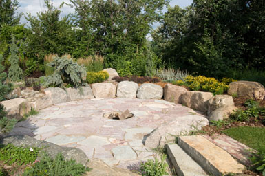 Image: Tier One Landscape walkway.