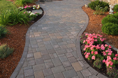 Image: Tier One Landscape walkway.